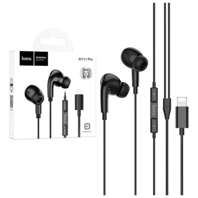 Auriculares Para iPhone Con Micrófono M111 Pro Hoco - Negro