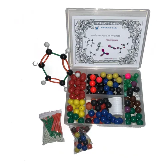 Modelo Molecular Profesional Con Orbitales
