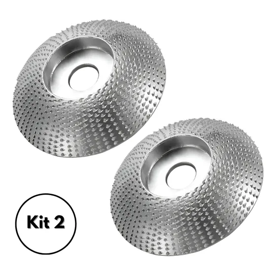 2x Disco De Carboneto Corte Angular P/ Madeira Multiuso