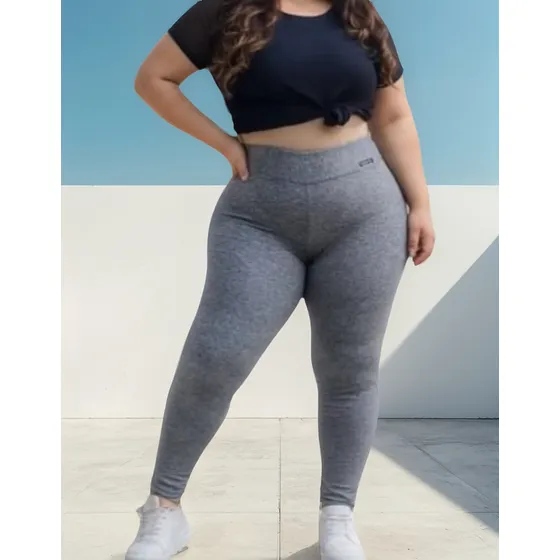 Calça Legging Quentinha Peluciada Gestante Grávida G1 G2 G3