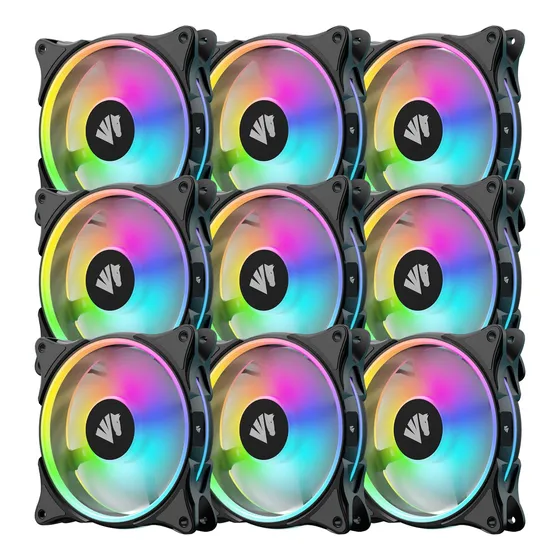 Ventilador De Carcasa Rgb 800-1800rpm 26 Led Argb