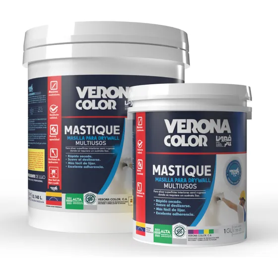 Mastique Drywall/paredes Verona Galon Somos Tienda