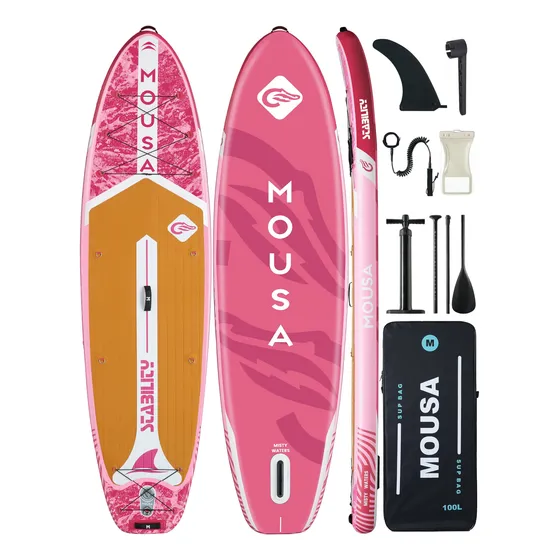 Paddle Board Inflable Mousa 11 Extra Ancha Para 2 Personas,