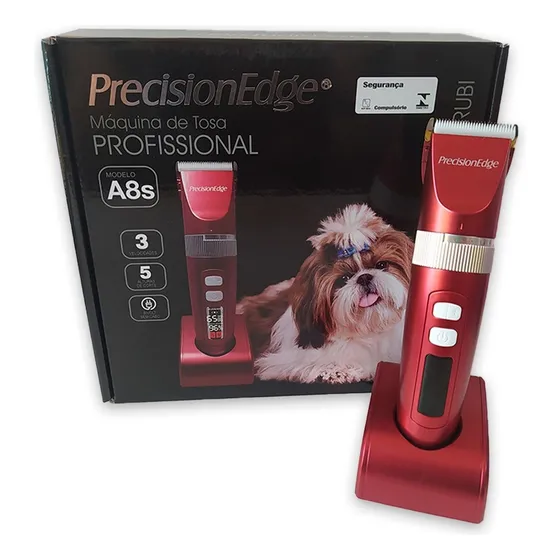 Máquina De Tosa Precision Edge A8s 127/220V 5w Excelente-show Cor Rubi