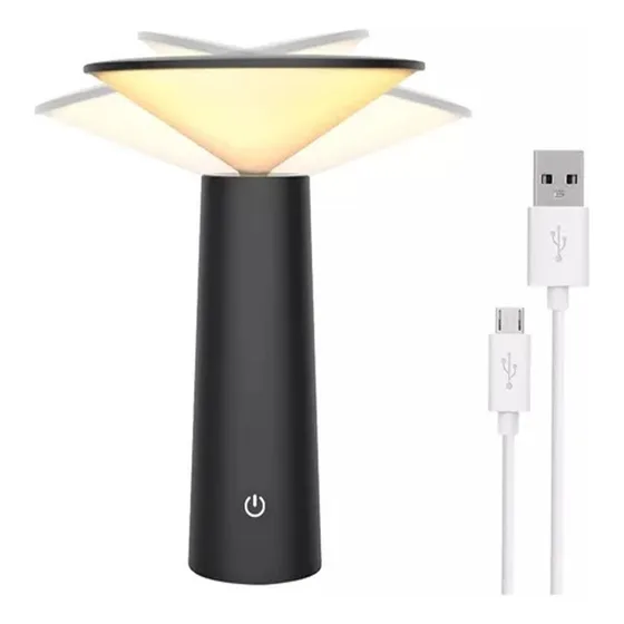 Lampara Velador Inalámbrica Recargable Luz Led Usb Táctil 