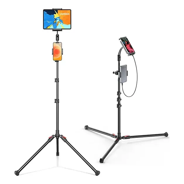 Soporte Trípode 2 En 1 Tablet 12.9 1.74m Ugreen Lp585 15647 Color Negro