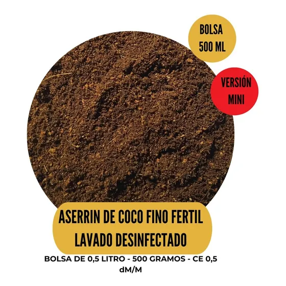 Sustrato Fertilizado De Coco Germinador - Lav  500 Gramos