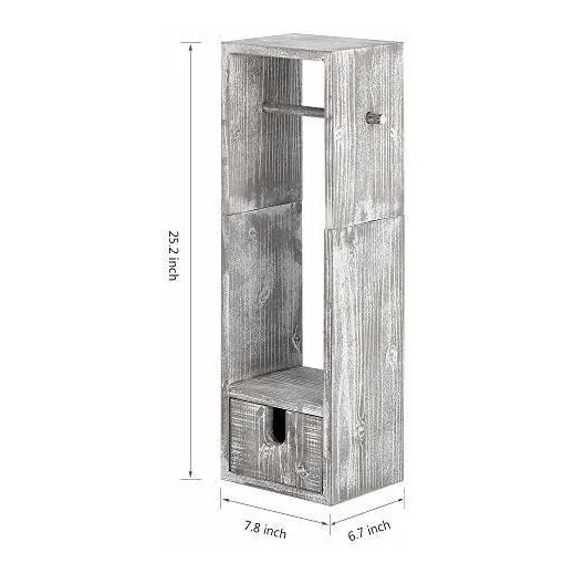 Toilet Paper Soporte Stand With Storage Tissue Roll And