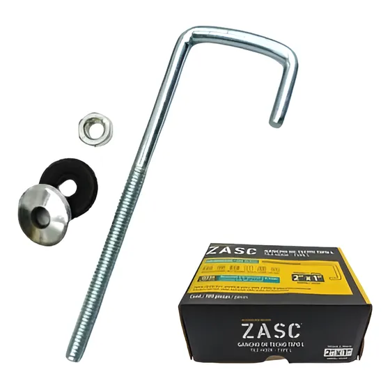Gancho Para Techo 2x1 Corto Caja De 100 Unidades Zasc