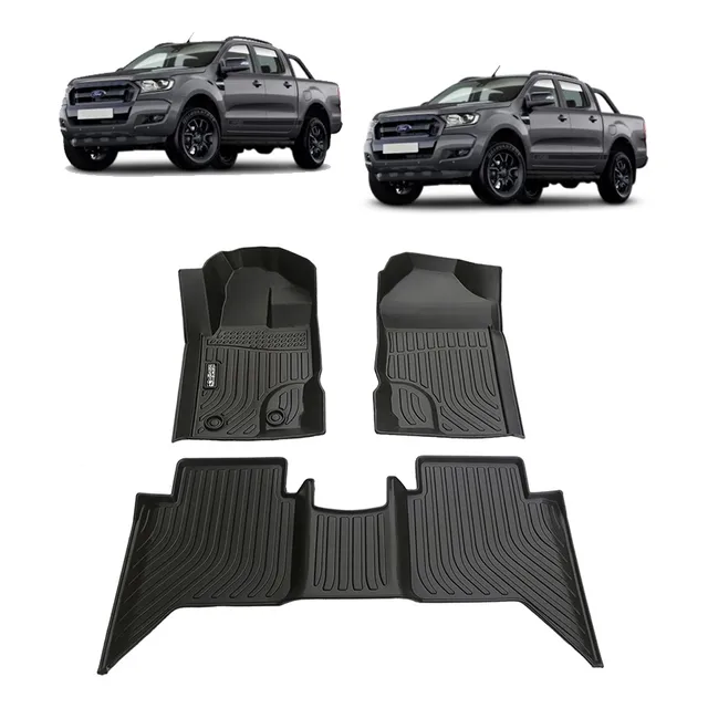 Pisos Calce Perfecto Ford Ranger 2015-2021  Black Snake
