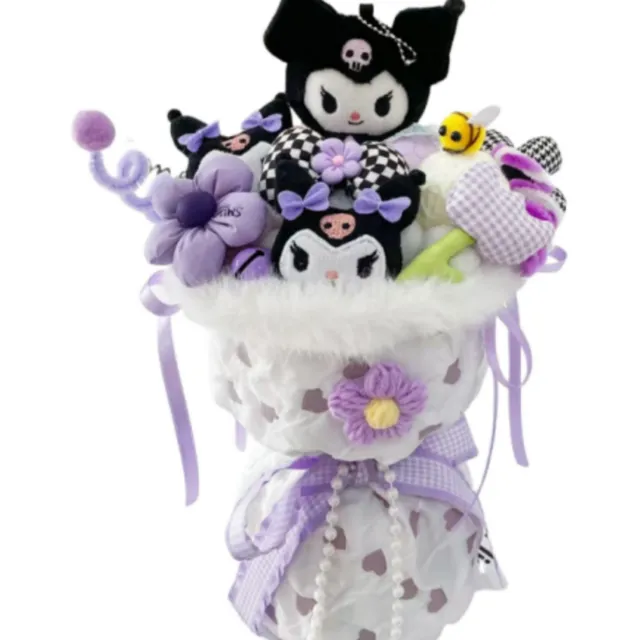 Ramo De Peluches Kuromi Sanrio Kawaii Animados Regalo Mujer