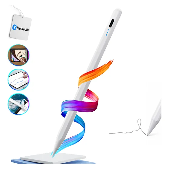 Caneta Touch Para iPad Stylus Pencil Bluetooth Palm Rejectio