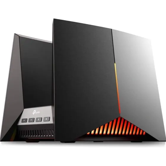 TP-Link Roteador para jogos BE19000 Tri-Band Wi-Fi 7, até 19 Gbps, portas 2× 10G, Quad Acceleration, painel de jogos, iluminação RGB, jogos e streaming, segurança HomeShield, EasyMesh, Smart Home