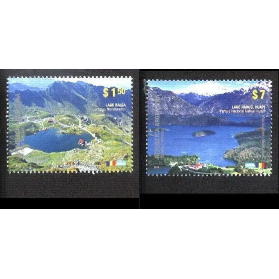 2010 Lagos De Montaña - Argentina (serie) Mint