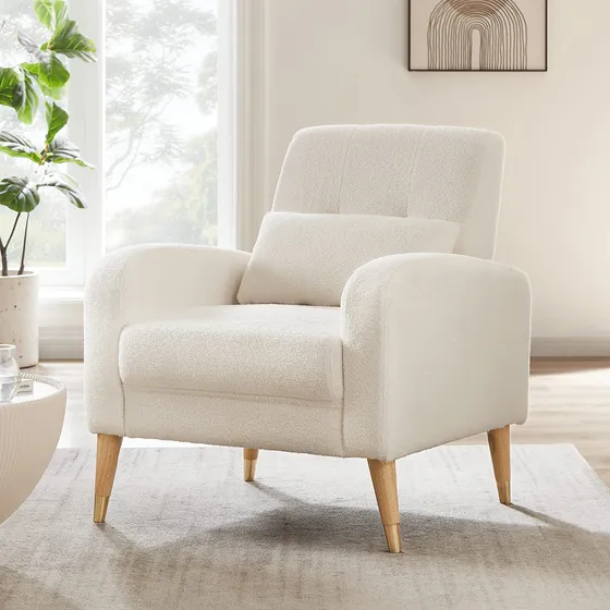 Hison Silla Decorativa Moderna Mediado Siglo Para Sala Estar