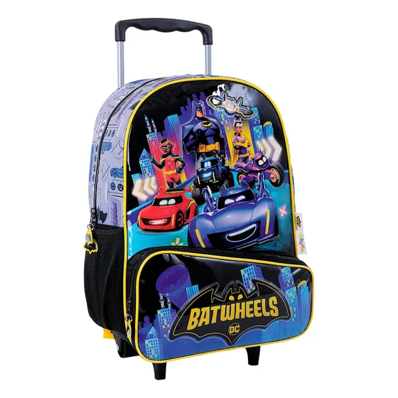 Mochila Infantil Batwheels C/carro 30cm Escolar - El Rey Color Azul