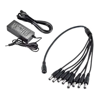 Eliminador 12v 5amp Con Pulpo De 8 Conectores Eliminador 12v 5amp Con Pulpo De 8 Conectores