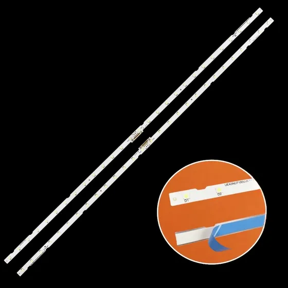Kit 2 Barras De Led Un40nu7100 Un40ru7100 Un40nu7100g