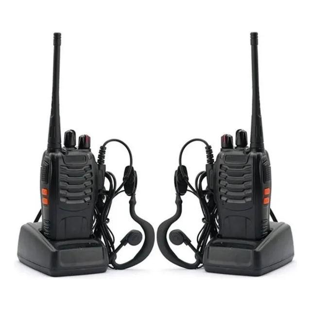 Pack 2 Radio Transmisor Walkie Talkie Baofeng Bf888s Doble