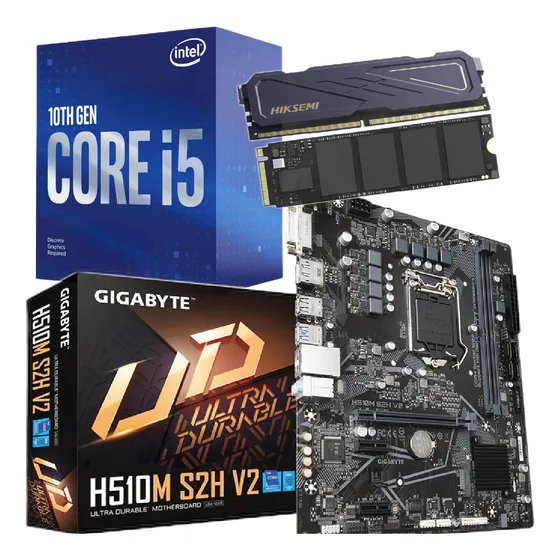 Combo Ecovision Intel I5 10400 + Mother + 8gb + 1tb
