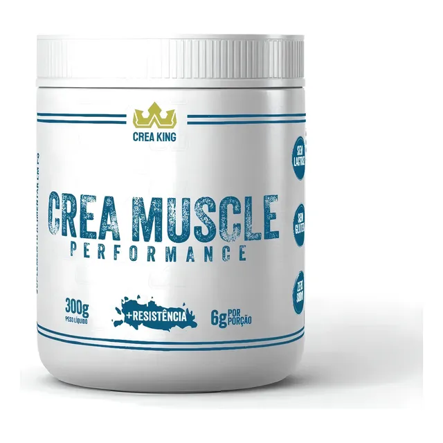 Creatina CREA MUSCLE (300G) Crea King Performance Sabor Sem Sabor