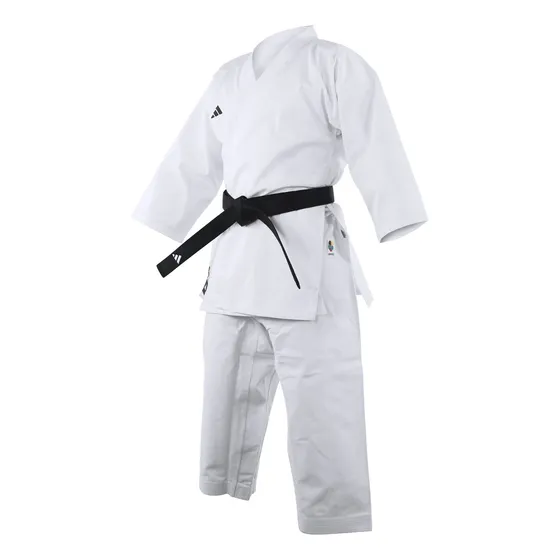 Kimono adidas Karatê  Club Branco Com Selo Wkf