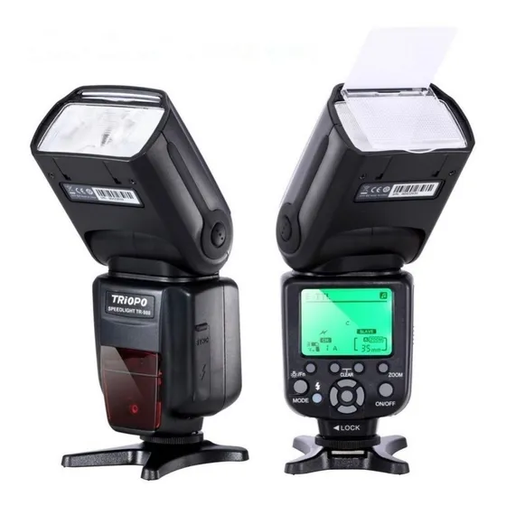 Flash Triopo Tr-988 Speedlite Ettl Canon Ou Nikon Universal
