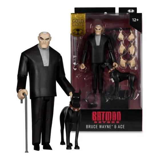 Figura De Acción Bruce Wayne & Ace Batman Beyond Gold Label Mcfarlane Toys
