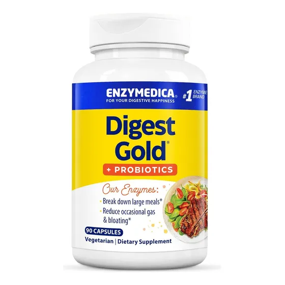 Suplemento Enzymedica Digest Gold + Probióticos 90 Cápsulas