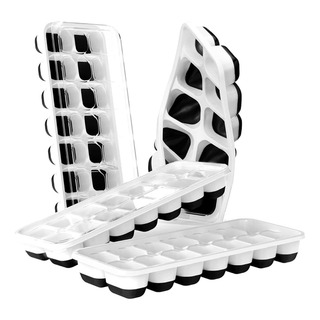 U Chef Molde Cubitos Cubos De Hielo Tapa Sin Bpa Set De 4 U Chef Molde Cubitos Cubos De Hielo Tapa Sin Bpa Set De 4