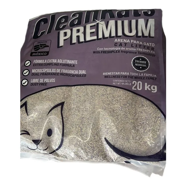 Cat&clean Cleankats Premium Arena Aglutinante Para Gato 20kg