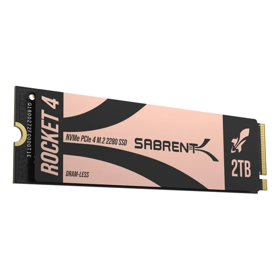 Sabrent Rocket 4 2tb Dram-less M.2 Pcie Gen 4 X4 Nvme 3xfpe
