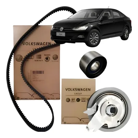 Kit Correia Dentada + Polia + Tensor Vw Virtus 1.6 16v Msi Volkswagen Original 04e109119l