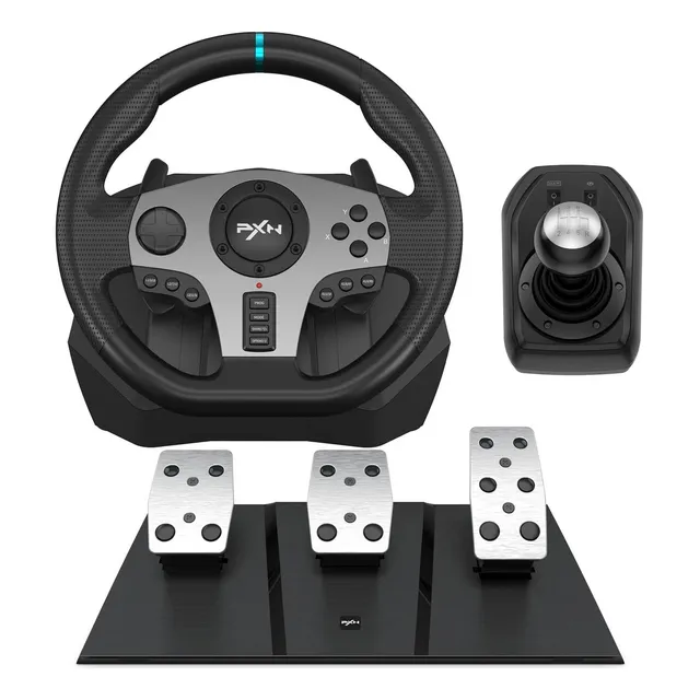 Volante De Carreras Pxn V9 Con Pedales Y Vibración