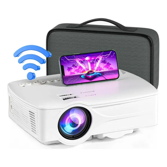 Laptop Proyector Wifi Computadora Proyector Portátil 1080p 7