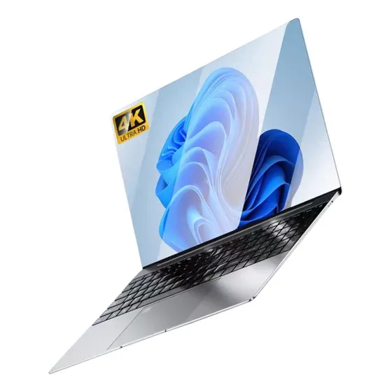 Notebook Ultra Fino Com Tela 16  4k + Ssd 500gb Memória 32gb