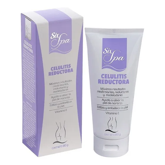 Crema Six Spa Celulitis Reductora 180 Ml