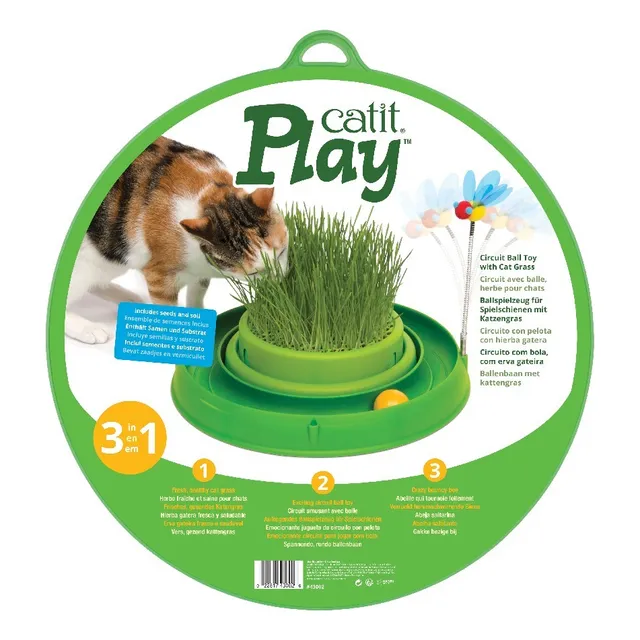 Cat It Play Circuito Con Bola Hierba Gatera Juguete P/ Gatos