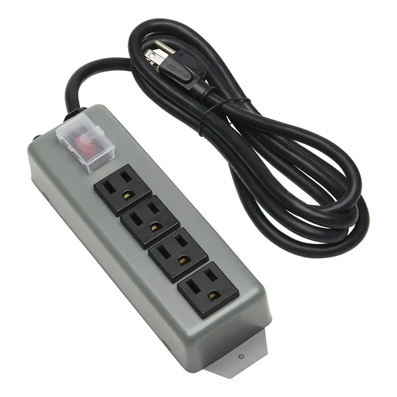 Cable De Extensión De 1.8 M Con 4 Tomacorrientes