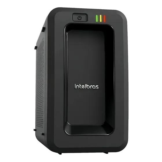 Nobreak Intelbras Attiv 700va Bivolt Ent 120v/220v Sda 120v Cor Preto