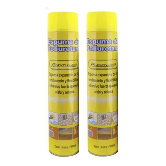 2 X 1 Espuma De Poliuretano Expansible Pennsylvania 750 Ml