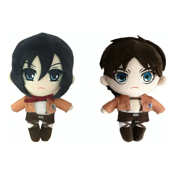 Peluches De Attack On Titan Mikasa Ackerman / Eren / Levi Eren