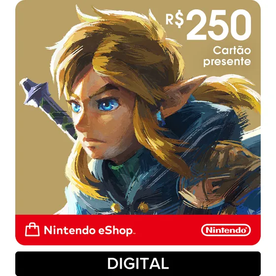 Nintendo Gift Card eShop 250 BRL Digital