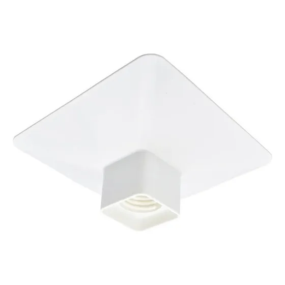Roseta Portalámparas E27 Cuadrada Blanco Dexson Dxn11119