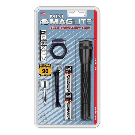 Lanterna Maglite M2a01c Mini Incandescente De 2 Células Aa P