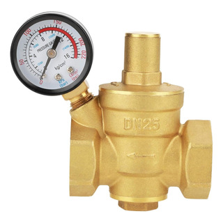 Válvula Reducto Regulador Presión Agua Dn25 + Manometro Válvula Reducto Regulador Presión Agua Dn25 + Manometro