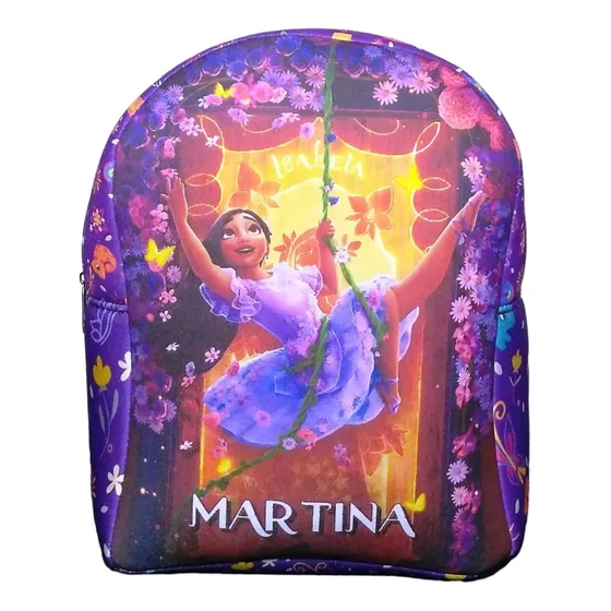 Mochila Jardín Infantil Premium Personalizada Con Nombre
