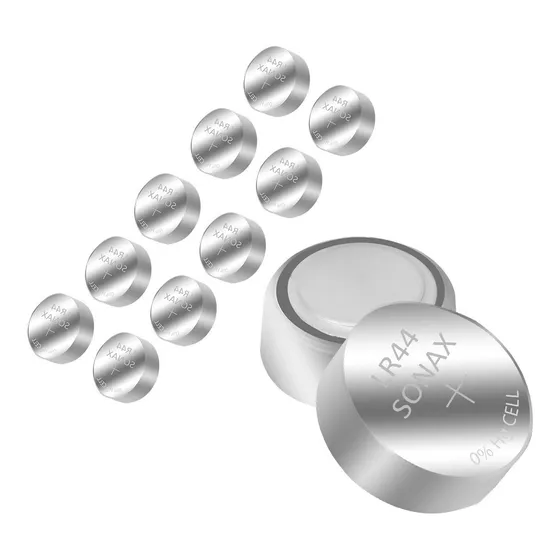10 Pilas Alcalinas Tipo Botón A76 Ag13 Lr44 1.55v Reloj