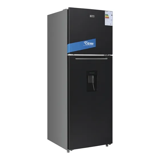Heladera Frio Seco Tem T0urf39db5415 Dispensador Black Inox Color Negro