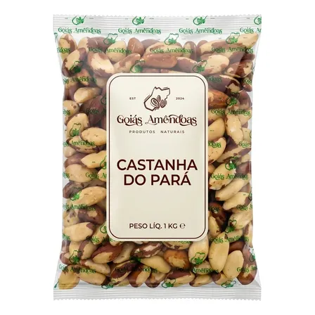 Castanha Do Pará Sem Casca 1 Kg Natural Qualidade Premium